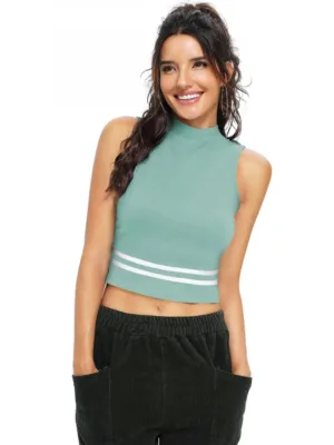 Women's Polyester, Knitting Western Wear Tops (Pista)
