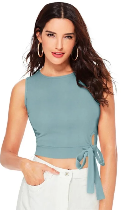 Women's 95% Polyester 5% Spandex Western Wear Tops (Pista)