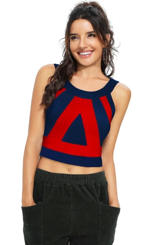 Women's 95% Polyester 5% Spandex Western Wear Tops (Red)