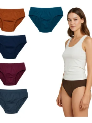 Pack of_6 Women's Cotton Solid Hipster Panty (Multicolor)
