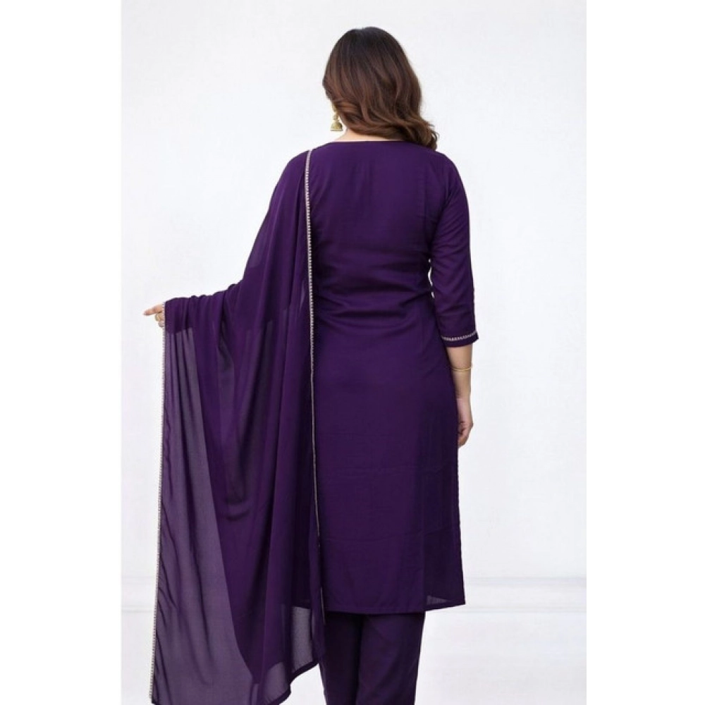 PID-65966-Women-s-Georgette-Ethnic-Motif-V-Neck-Three-Quarter-Sleeve-Kurti-With-Pant-Dupatta-Set-P-1000×1000-3.webp